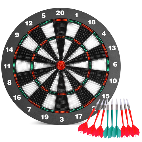 INNOCHEER Dartboard & 9 Rubber