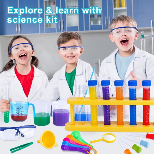 INNOCHEER Kids Science Experiment Kit with Lab Coat