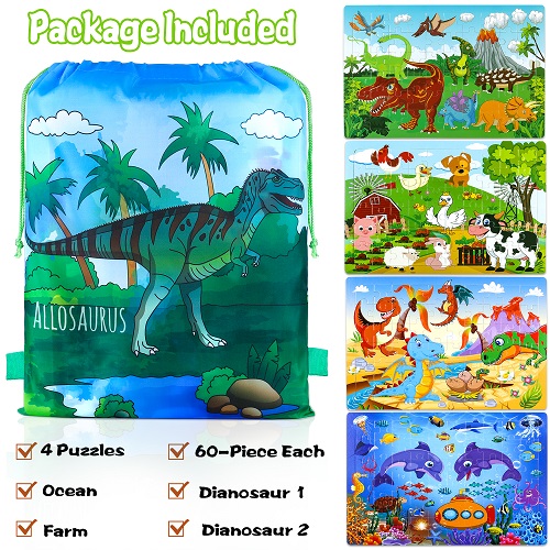 INNOCHEER Puzzles for Kids Ages 3-8 Year Old