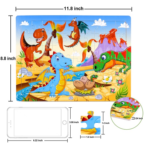 INNOCHEER Puzzles for Kids Ages 3-8 Year Old