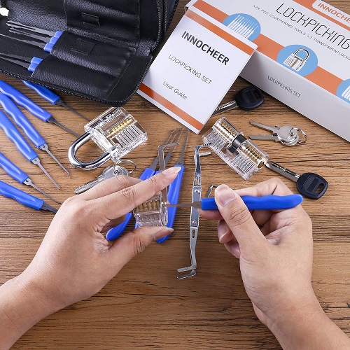 Lockpicking Set, Dietrich Set - 24-Teiliges Pick Lock Set